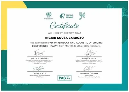 Physiology & Acoustics of Singing — PAS7